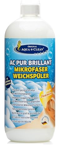 AQUA CLEAN PUR Brillant Weichspüler für Mikrofaser und alle anderen Textielarten 1 l (Jasmin)