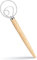 Danish Dough Whisk 13 Inch Long Wooden Handle Bread Dough Whisk Stainless Steel Ring Bread Dough Mixer Bread Whisk for Dough Bread Cake Pizza and Biscuits