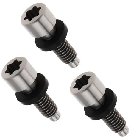 OTOTEC 3Pcs Golf Driver Screw Bolt Compatible with TaylorMade M3 M4 M5 M6 SIM SIM 2 Compatible with Stealth 2 Qi10 Fairway Wood Hybrid Shaft Adapter Sleeve