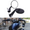 KEEPDSGN Motorrad Spiegel E9 Geprüfter, 7/8 22mm Aluminium Lenkerendenspiegel Motorrad Rückspiegel Universal Kompatibel mit Yamaha Kawasaki Suzuki Honda MT07 MT09 Z750 CB125R Z900 XSR700 Bobber