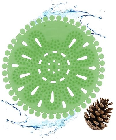 G.I.V. - Reinigungstechnik Urinalsieb mit Duft & Spritzschutz 10er Set - grün, Kieferduft - Hygienische Urinaleinleger, Pissoirsieb - 30 Tage Frische - Lufterfischer für Sanitäreinrichtungen