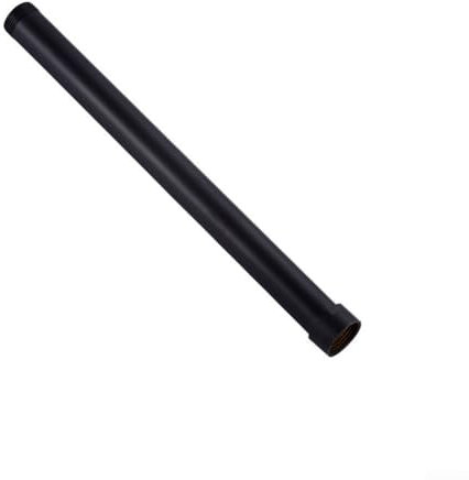 HEBEOT Duschverlängerungsrohr, Edelstahl, Duschverlängerungsstange, Duschverlängerungsrohrverlängerung für Badezimmerzubehör, 30 cm (schwarz)