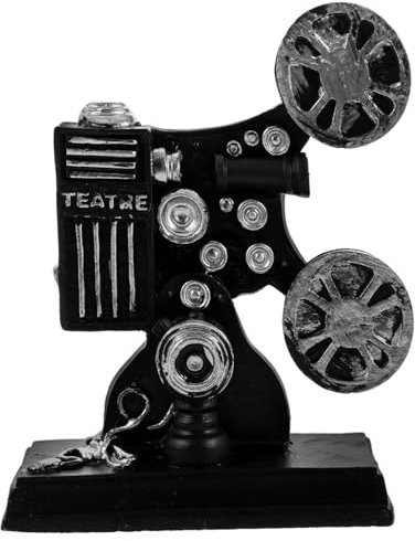 Toyvian Retro Miniature Statue Vintage Props for Home Decor Resin Camera Sculpture
