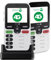 Doro - Leva X10 - Téléphone Portable Senior - Téléphone 4G Débloqué - 4 Numéros Pré-Enregistrés - Touche d'Assistance avec GPS - Minuterie de Sécurité - SMS Uniquement - Chargeur Inclus - Blanc