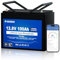 DCHOUSE 12V 100Ah LiFePO4 Bluetooth Lithiumbatterie, Niedertemperaturschutz, eingebaute Leistungsanzeige, bis 15000 Zyklen, 100A BMS, sehr geeignet für Schleppmotoren, Schiffe, Boote, Solarenergie