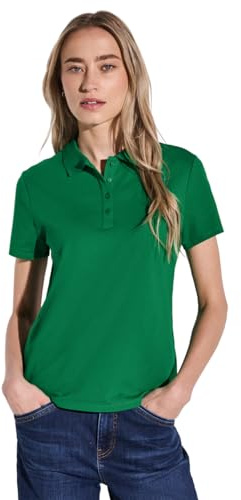 STREET ONE Poloshirt mit Rippstruktur
