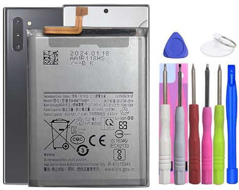 MUKUZI Batterie compatible avec Galaxy Note 10 Lite SM-N770 Téléphone portable (remplacement pour EB-BN770ABY)