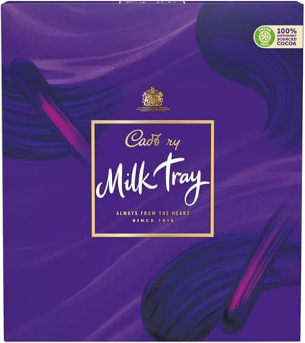 Cadbary Milk Tray Chocolate Box – 360g Gift Set | Assorted Milk Chocolates | Perfect for Birthdays, Anniversaries & Special Occasions (Pack of 1)