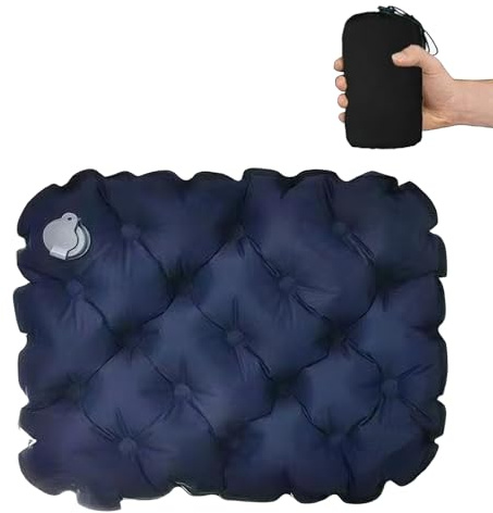 Doukesh Aufblasbares Camping Sitzkissen Aufblasbar Sitzkissen Reisekissen Aufblasbar Ultraleicht Faltbar für Wandern Reisen Angeln Bootfahren 47 * 37CM
