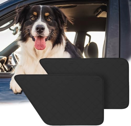 BREEZENEST 2 Pack Car Door Protector for Dogs - Waterproof Scratchproof Pet Car Door Cover, Universal Fit for Most Vehicles