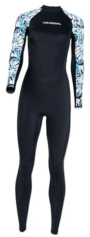mophrati Ganzkörper Neoprenanzug für Damen, schnelltrocknend und atmungsaktiv, ideal zum Tauchen, Schwimmen, Surfen und für andere Wassersportarten.