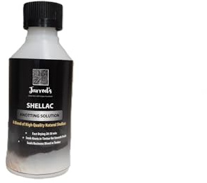 Jarrod's Knotting Solution Quick-Drying Wood Knot Sealer - Professional Resin & Sap Block for Pine & Softwood - Ideal Prep for Paint, Wax, Varnish & Polish (100ml)