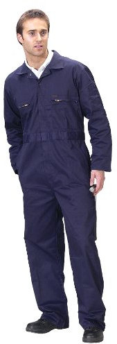 SUPER CLICK HEAVY WEIGHT BOILERSUIT NAVY BLUE 38