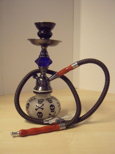 Wasserpfeife Shisha Skull black ca.27 cm NEU & OVP