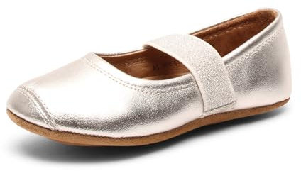 Bisgaard Mädchen Ballet Geschlossene Ballerinas, Silber, 32 EU