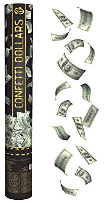 Konfetti pneumatyczne Dolary 40 cm