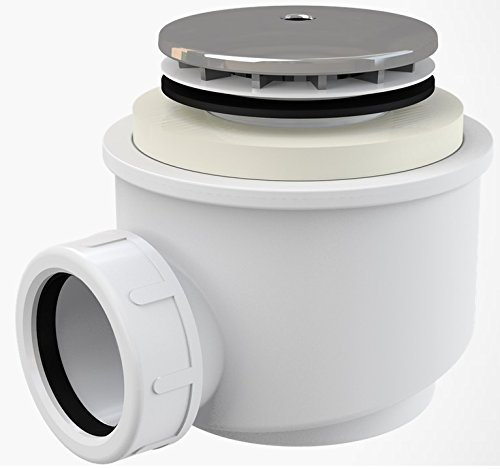 Coude d'évacuation douche bonde DN 60 Siphon Siphon pour baignoire duschtassse de vidage Chromé