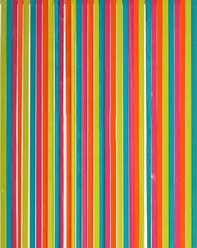 TOCADIS Rideau de Porte (90 x H220 cm) Lanières PVC- Differentes Couleurs (Multicolor)