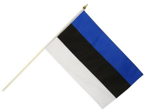 Flaggenfritze Stockflagge Estland - 30 x 45 cm