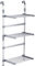 Rucco V802 Séchoir à Linge à Fixer dans la Douche, Aluminium/Argent, 9 m