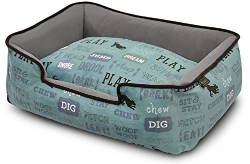 P.L.A.Y. – Pet Lifestyle & You PY3006BSF Lounge Bett Dog's Life, S, hellblau