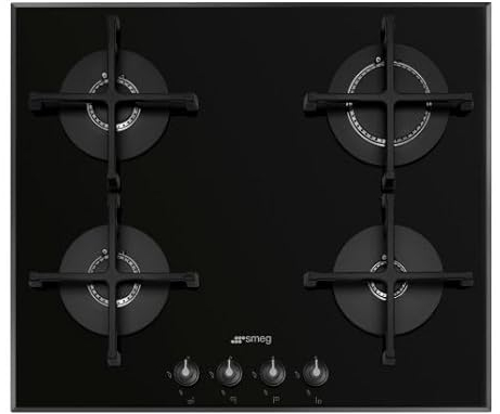 Gas hob with 4 burners from Smeg Linea - PV164B3