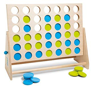 Vier Zusammen - Geschicklichkeitsspiel für Kinder - Geeignet für Indoor - oder Outdoor
