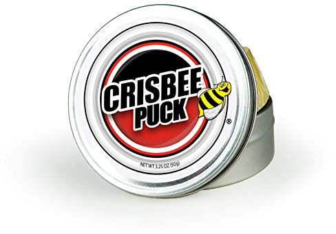 Crisbee Puck® Cast Iron and Carbon Steel Seasoning - Family Made in USA - The Cast Iron Seasoning Oil & Conditioner Preferred by Experts - Maintain a Cleaner Non-Stick Skillet