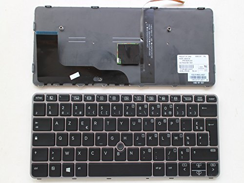 Rétroéclairé AZERTY Français Clavier pour HP EliteBook 725 G3; 725 G4; 820 G3; 820 G4