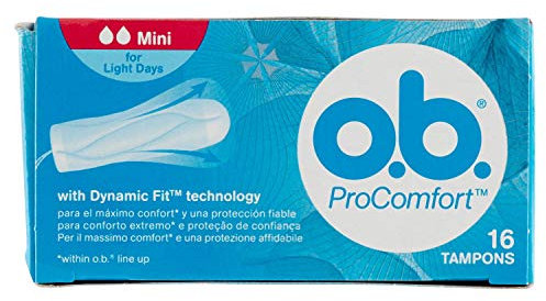 O.B. ProComfort Mini-Einlagen, 16 Stück