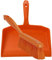 Vikan 5660_4587 Dustpan and Brush Set Sweeping Shovel Soft Bristle Hygienic (Orange)