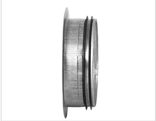 Brida de 63-450 mm con junta para tubo en espiral de aluminio flexible (63 mm)
