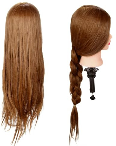 Youyijia Training Head,28 30% Real Human Hair Salon Hairdressing Training Head, For Hairdressing Hairdressing Head With Stand