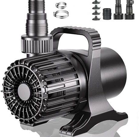 WaterRebirth (1700GPH-120W,UL listed) Large Fountain Submersible Water Pond Sump Pump Aquarium Electric Waterfall Pump Outdoor PS-1700