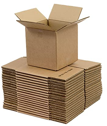 SmithPackaging Double Wall Cardboard Shipping Boxes 152x152x152mm (6x6x6) Pack of 20 Cartons