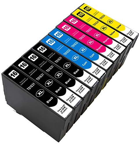 ESMONLINE Epson 16 Set 10er Multipack kompatible Druckerpatronen als Ersatz für Epson 16 XL für Workforce WF-2760DWF 2750DWF 2660DWF 2650DWF 2630WF 2540WF 2530WF 2520NF 2510WF 2010W