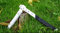 Aiyou Pala al aire libre, pala, juego de 3 piezas, acero inoxidable, chaqueta ligera para supervivencia salvaje, viaje (solo pala)