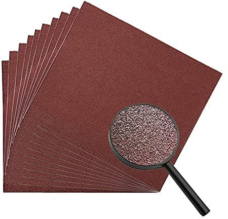 Schleifleinen 6 Bögen 3 Körnungen Schleifpapier Schleif Leinen Papier