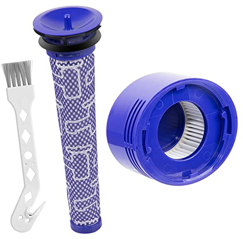 Filtros V8 para aspiradora inalámbrica Dyson V8 V7 SV10 Animal Absolute Motorhead, reemplaza la pieza # DY-96566101, DY-96747801