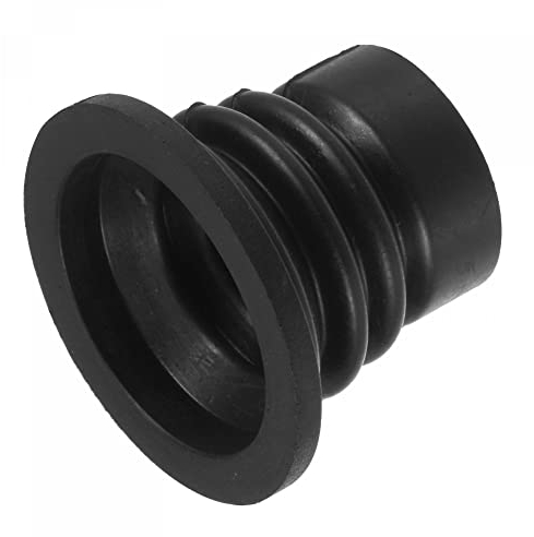 sourcing map Washing Machine Drain Pipe Seal Silicone Sealing Plug Ring for Bathroom, Kitchen, Laundry Room, 39mm, Black