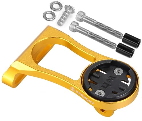 KREMORV Bike Mount Aluminum Out Front Combo Mount for Wahoo | Out Front Bike Computer Combo Mount for Wahoo Elemnt, Bolt, Mini, Roam