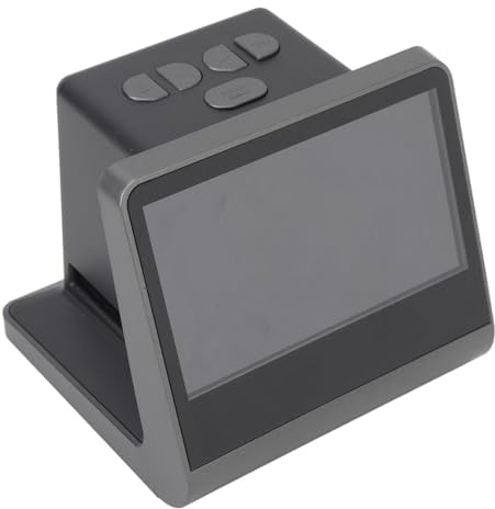 5 Inch Film and Photo Scanner, 48MP Slide 8 Films Digitizer Converter, 135mm 126mm 110mm Slides Negatives Film Photo Business Card Scanner Connect with PC Compute TV