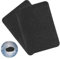 BESSVWELL 2PCS Canvas Repair Patches - Self Adhesive Fabric 20CM X 28CM, Adhesive Patch for Sofas, Tents, Car Seats, Tote Bags, Luggage, Curtains