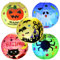 UZNIYTR 5 Stück Halloween Papierlaternen, 20 cm Kürbis Papierlaterne, Papierlaterne mit Stab, Faltbare Papierlaternen für Halloween/Indoor Outdoor Dekoration/Sankt Martin Party/Partydekorationen