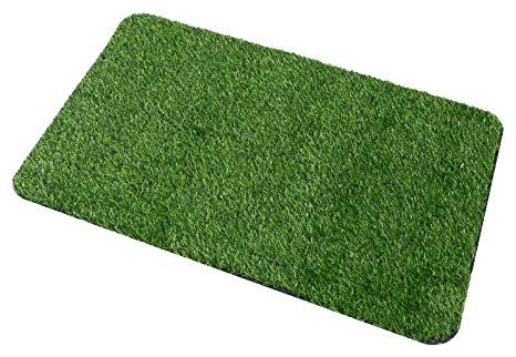 FUNOMOCYA 1Stk Kunstrasen Willkommensmatte aus Rasen draussen Rasen Miniatur Teppiche im Freien kunstgras kunstgräser stule Fußmatte Willkommen Bodenmatte Polypropylenfaser (Polypropylen)