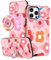 VincitoreModa for iPhone 11 Pro Case Women - [2in1] Cute Girls Floral Flower Compatible with MagSafe Ring Stand Girly Slide Camera Cover Pretty Design for Apple for iPhone 11 Pro Phone Case 6.1
