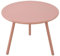 Table Basse Ronde Minot I Table de Salon et Jardin Résistante aux Intempéries et UV I Rose - CLP