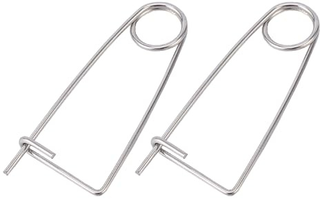 SEIWEI Sicherheitsnadeln Extra Groß, 12.5 cm Sicherheitsnadel Safety Pins Broschen Silber für Basteln DIY, 2er Pack