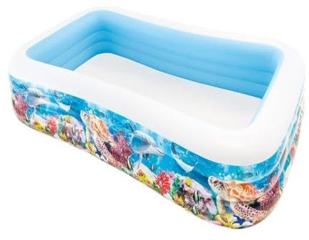 Piscina Inflable Piscina Inflable, Piscina Familiar con Peces Tropicales, Piscina For Niños, Piscina Inflable, Equipo De Natación Piscina Hinchable