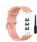 RTRCAGAKM Correa de silicona apta for Huawei Watch Smartwatch accesorios pulsera de repuesto(Apricot 13)